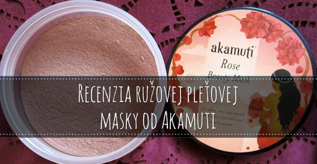 Recenzia ružovej pleťovej masky od Akamuti Recenzia ružovej pleťovej masky od Akamuti