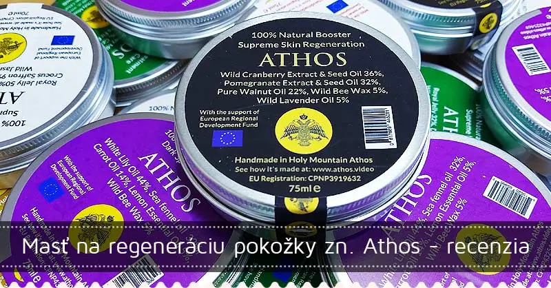 Masť na regeneráciu pokožky značky Athos - recenzia