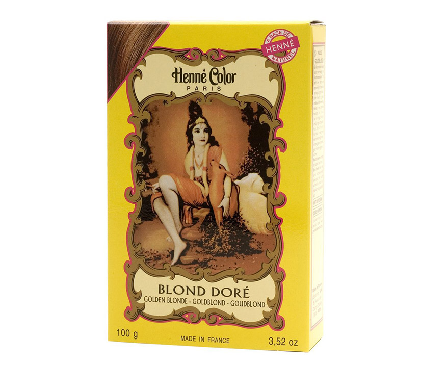 Henné Color Paris Blond Doré Henna Powder, Henné Color 100g - Blond zlatá
