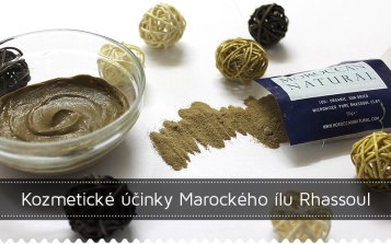 Kozmetické účinky Marockého ílu Rhassoul