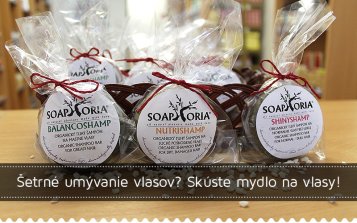 Šetrné umývanie vlasov? Skúste mydlo na vlasy!