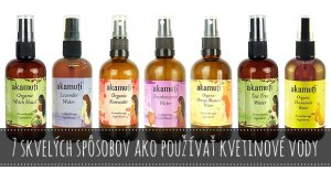 7 skvelých spôsobov ako používať kvetinové vody