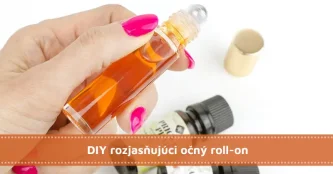 DIY rozjasňujúci očný roll-on