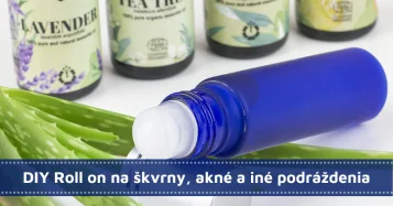 DIY Roll on na škvrny, akné a iné podráždenia