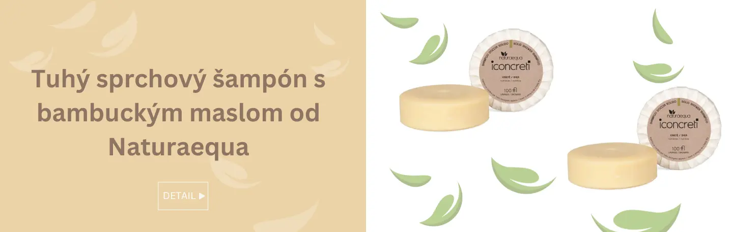 Tuhý sprchový šampón s bambuckým maslom 80 g