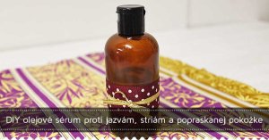 DIY olejové sérum proti jazvám, striám a popraskanej pokožke