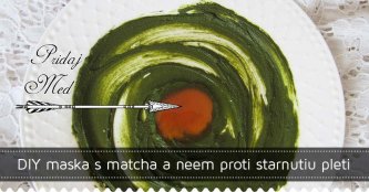 DIY maska s matcha a neem proti starnutiu pleti DIY maska s matcha a neem proti starnutiu pleti