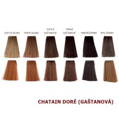 Gaštanová prášková henna na vlasy, 100g - Chatain