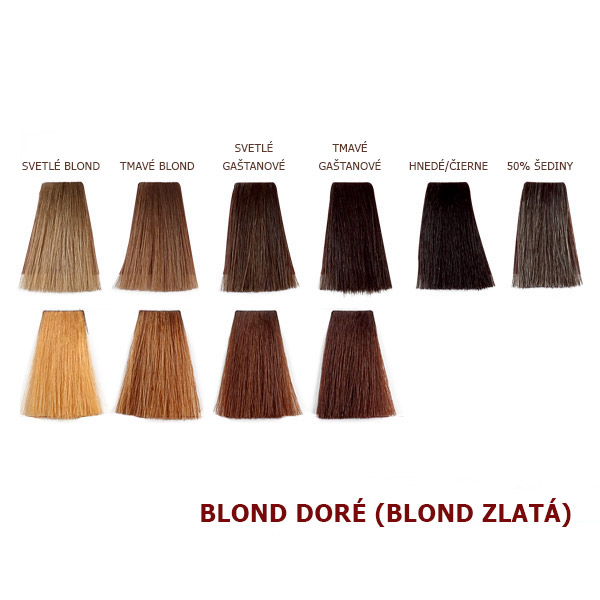 Blond Zlatá prášková henna na vlasy, 100g - Blond Doré