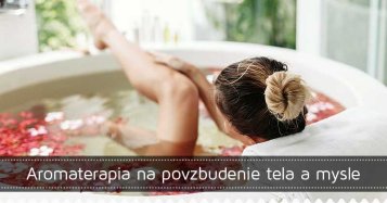 Aromaterapia na povzbudenie tela a mysle