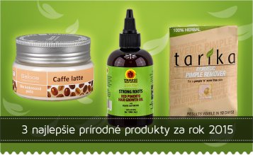 3 najlepšie produkty roku 2015