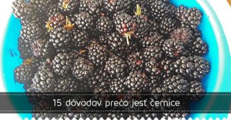 15 dôvodov prečo jesť černice