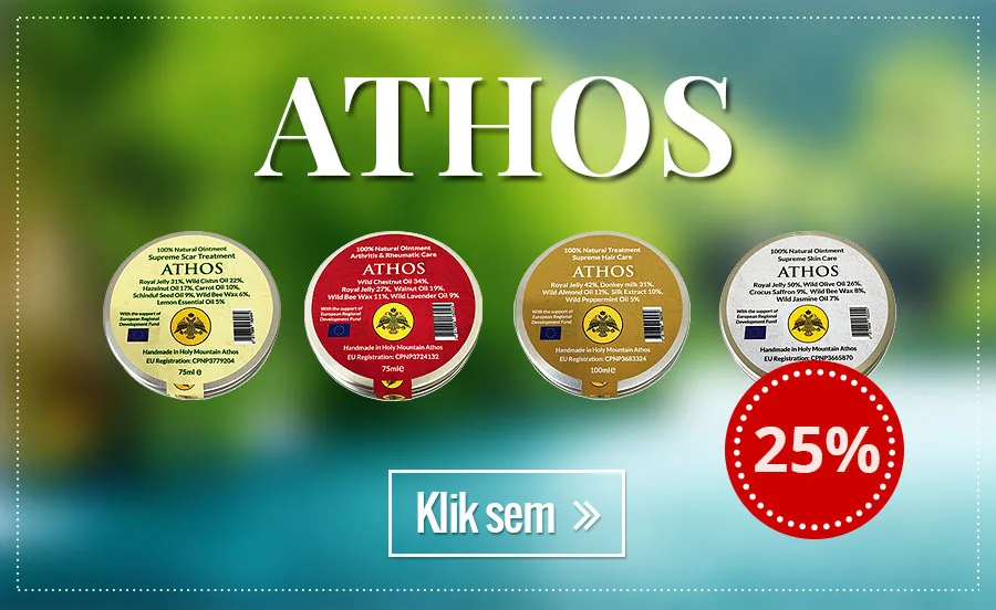 Zľava 25% na všetky produkty značky Athos