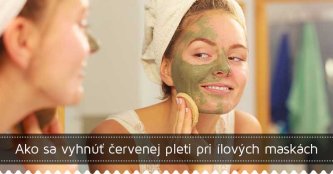 Ako sa vyhnúť červenej pleti pri ílových maskách Ako sa vyhnúť červenej pleti pri ílových maskách
