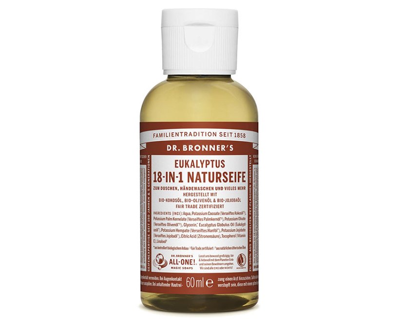 Tekuté kastílske mydlo Eukalyptus 60 ml