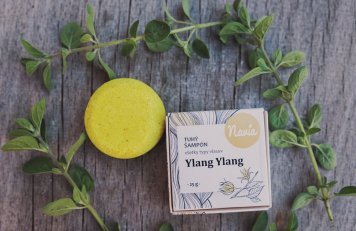 Tuhý šampón Ylan ylang malý 25 g Navia