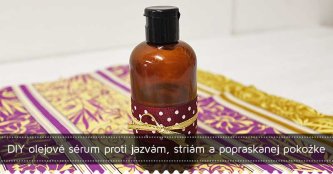 DIY olejové sérum proti jazvám, striám a popraskanej pokožke