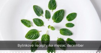 Bylinkové recepty na mesiac december Bylinkové recepty na mesiac december
