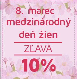 8. marec MDŽ - zľava 10% na všetok sortiment 8. marec MDŽ - zľava 10% na všetok sortiment