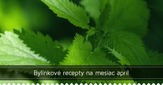 Bylinkové recepty na mesiac apríl Bylinkové recepty na mesiac apríl