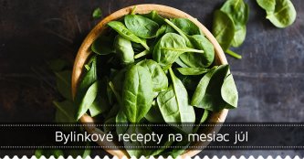 Bylinkové recepty na mesiac júl