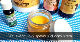 DIY levanduľový spevňujúci očný krém DIY levanduľový spevňujúci očný krém