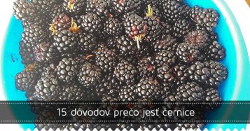 15 dôvodov prečo jesť černice