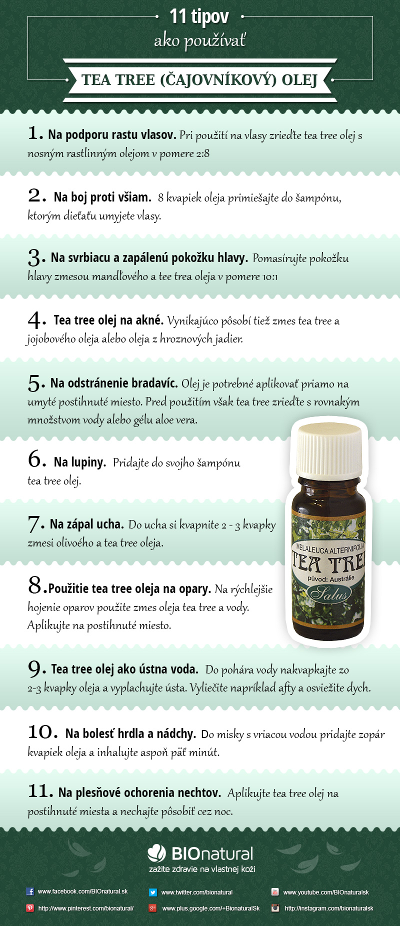 11 tipov ako používať tea tree (čajovníkový) olej